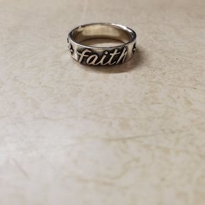 James Avery faith hope love ring